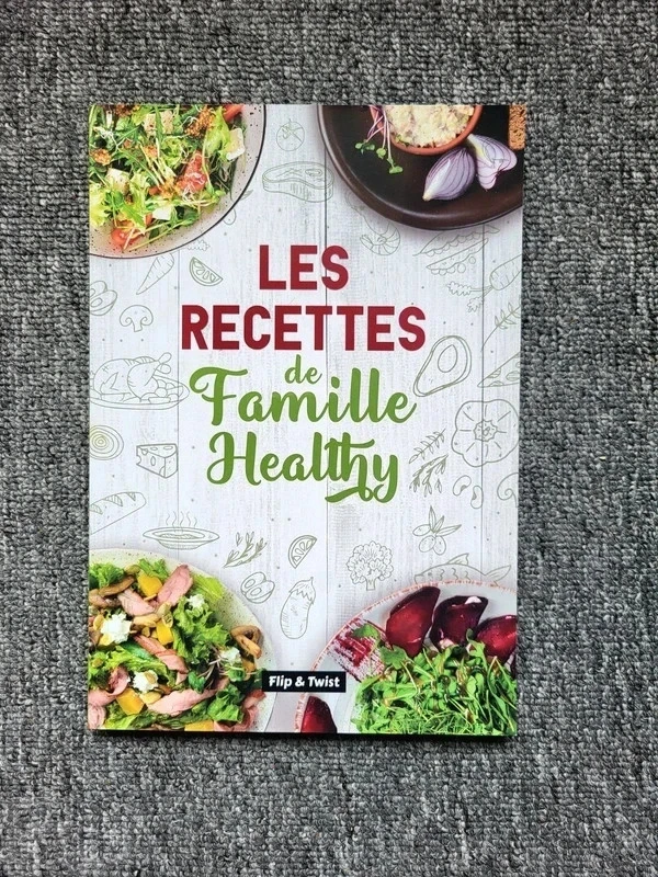 Livre de recettes Famille Healthy - Cuisine saine & rapide - État Neuf